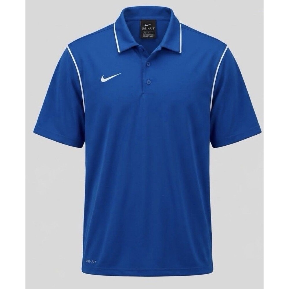 Nike Dri-FIT Golf Polo Shirt Men's XL Blue Performance Moisture Wicking